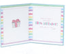 Colourful Stripes 18th Boofle Birthday Card