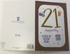 21st Today Sending Wishes Birthday Card