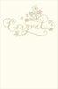 Gold Congrats Congratulation Greeting Card