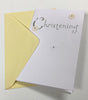 Hand-finished Christening Greeting Card for a Boy or Girl