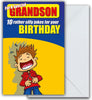 Silly Jokes For A Special Grandson Birthday Greetings Card