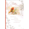 Father at Christmas Greetings Card