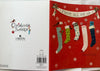 Wonderful Colourful 3D Handmade Christmas Card From All Of Us