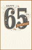 65th Birthday Card Card