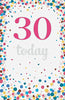 30 Today Confetti Birthday 'Brilliant Day! 'Card