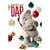Just For You Dad Tatty Teddy 3D Holographic Christmas Card