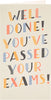 Well Done Passed Exams Congratulations Card