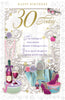 30 Today Open Female Birthday Opacity Card