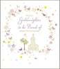 Goddaughter Christening Pink Card
