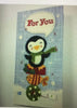 For You Penguin Christmas Money Wallet Xmas Greeting Card