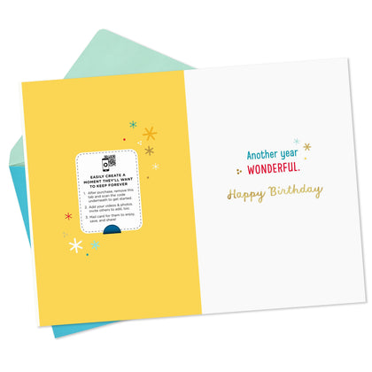 Another Wonderful Year' Design Video Greetings Birthday Card