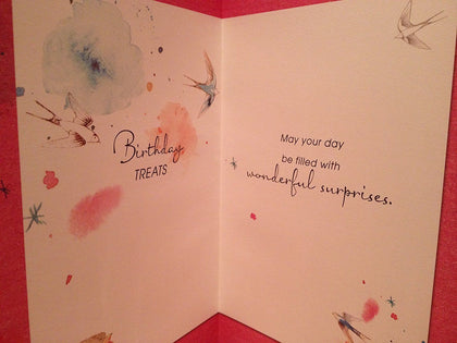 Fabulous Birthday Girl Foil & Glitter Fiesta Card 