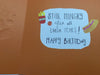 He's Human Dustbin Humorous Birthday Card