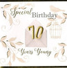 Second Nature Handmade 70 Birthday Card Notting Hill Range Birdcages & Branches