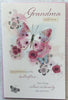 Butterfly Design Grandma Birthday Greeting Card