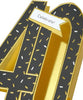 3D Design with Gold Foil Finish Open 40th Birthday Card