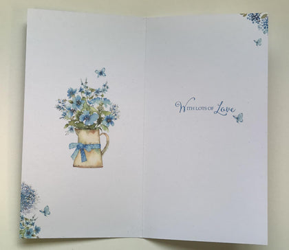 Mum Because It is Your Flower Birthday Card
