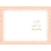 30th Birthday Card Embossed Gold Foil Number Design