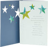 Nice Verse Stars Design Son Birthday Card