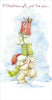 Teddy & Presents Christmas Money Wallet Card