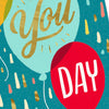 Happy You Day' Balloons Design Video Greetings Birthday Card