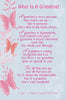 Grandma Nice Verse Keepsake Wallet Purse Greeting Card