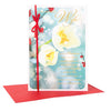 Christmas Wish for Wife Traditional Ribbon and Bow Card Red