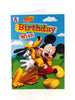 Pack of 6 Mickey Mouse And Pluto A Big Wish Birthday cards