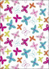 Pretty Butterfly ' Wrapping Paper Set 2 X Sheets Gift Wrap & 2 X Tags