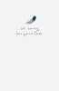 Pack of 6 So Sorry For Your Loss Feather Design Sympathy Cards