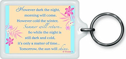Look On Bright Side Sentimental Keyring