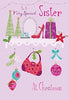 To A Very Special Sister Quality Embossed Christmas Card  Second Nature
