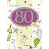 80th Birthday Card