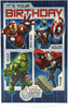 Disney Marvel Avengers Birthday Boy Card Iron Man, Hulk, Captain America, Thor