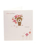 For Nan Woof With Flowers Design Birthday Card