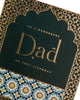 Beautiful Eastern Print Design Dad Birthday Card