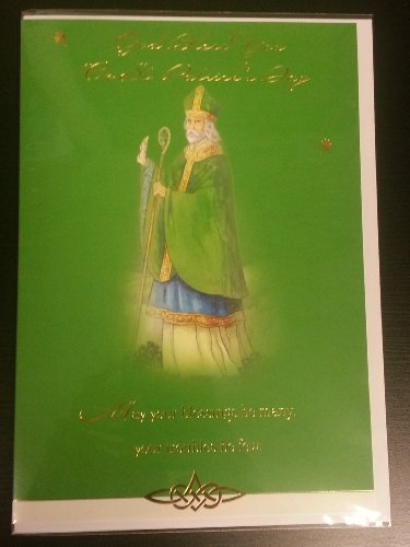 God Bless You On St. Patrick'S Day Greeting Card Saint Paddy Religious –  Collect Cards