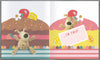 Boofle Sitting on Giant Cake Birthday Card