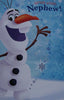Nephew Frozen Disney Winter Wishes Christmas Card