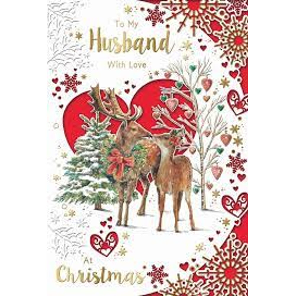 Personalised Christmas Romantic Verse Poem Greeting Card Card Special Husband