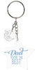 Me to You Best Dad Star Keyring