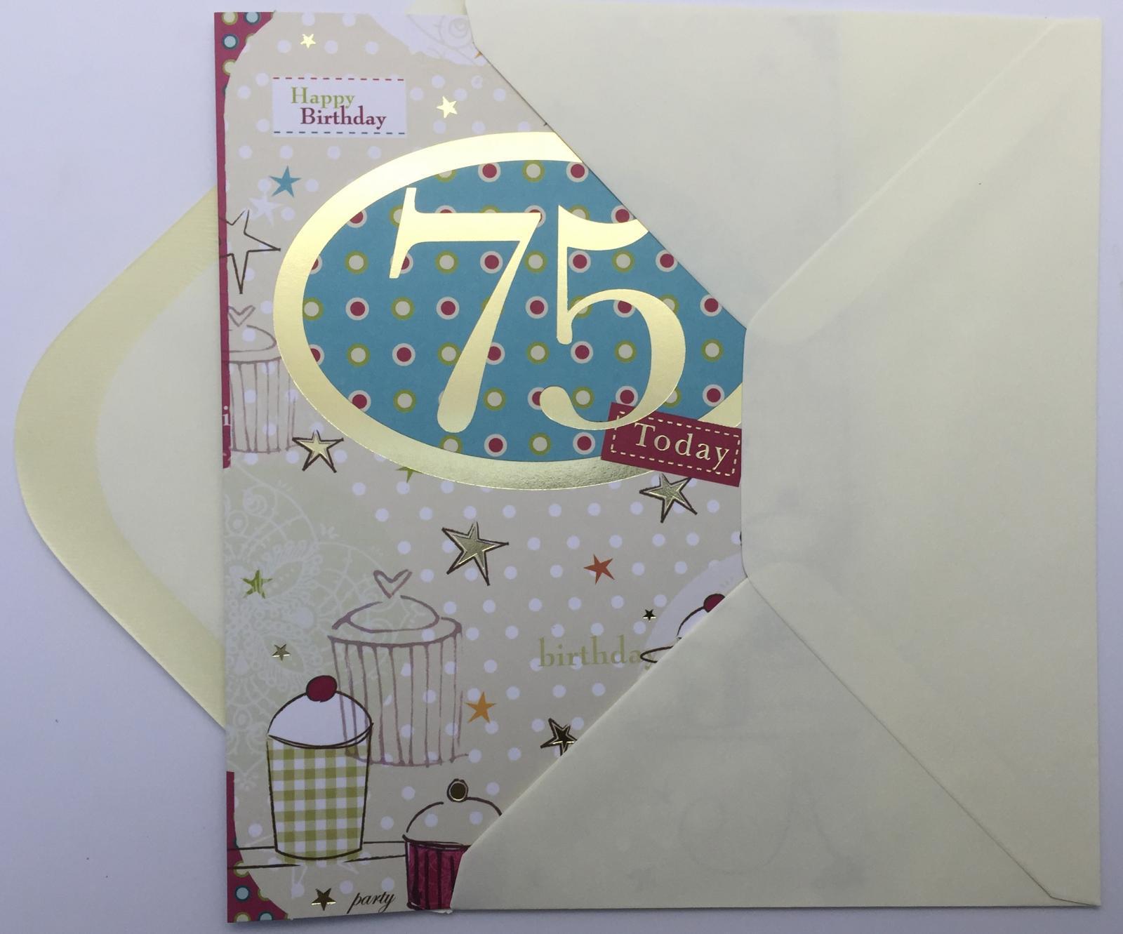 75th Birthday Card – Collect Cards