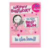 Mum Birthday Card "With Badge"