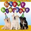 Dogs Wearing Hats Design 3D Holographic Birthday Day