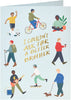 Modern Illustrations Brother Birthday Card