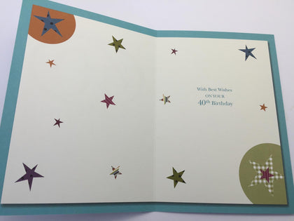 40th Birthday Card