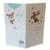 Wishing For Birthday Card Cute Lots of Woof and Butterfly