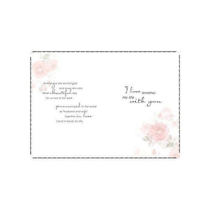 Wedding Wife Large Handmade Keepsake Greetings Card