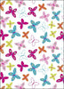 Pretty Butterfly ' Wrapping Paper Set 2 X Sheets Gift Wrap & 2 X Tags