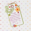 Mum Tag With Lovely Verse Handmade Luxury Mother's Day Card